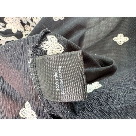 Vintage Y2k The Limited Top Womens Small Dainty Whimsy Floral Embroidered  Fairy - Picture 8 of 8